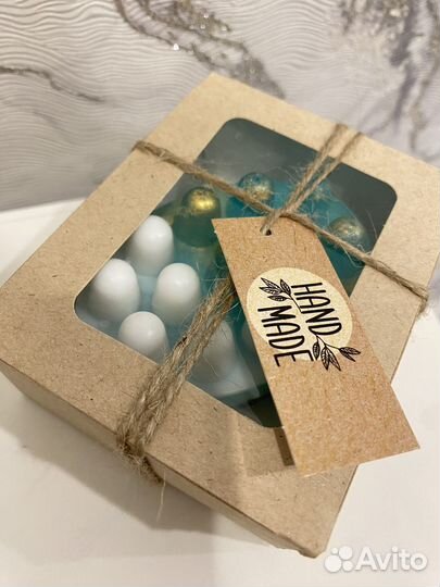 Мыло ручной работы массажное