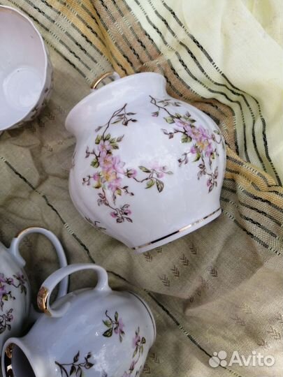 Чайный сервиз дулево неполный