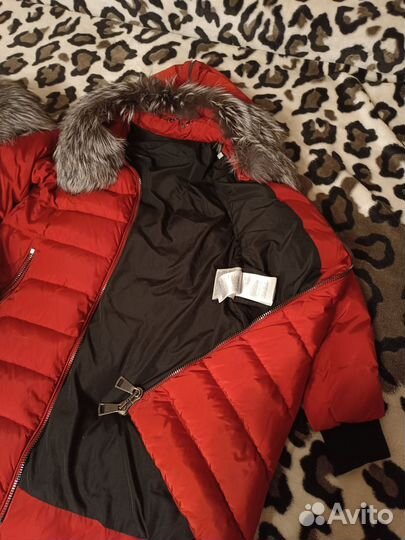 Пуховик зимний женский 44 46 пух перо