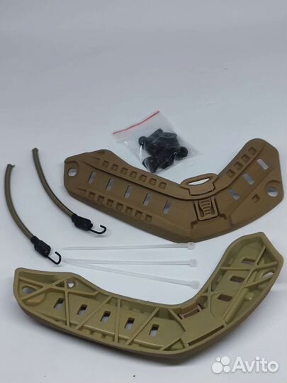 Рельсы на шлем 6Б47 и другие грязный песок