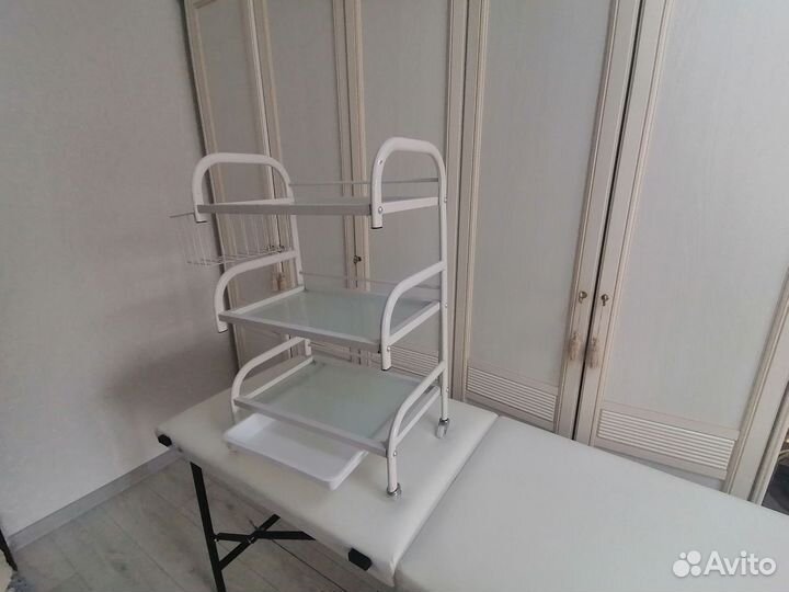 Массажный стол складной бу и тележка