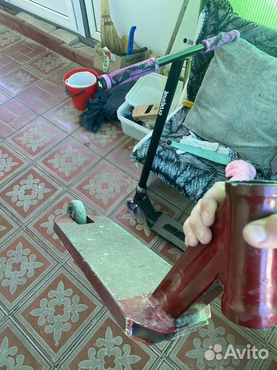 Дека для трюкового самоката тт вуду