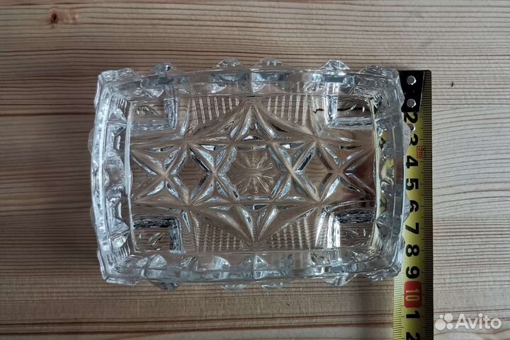 Хрустальная конфетница, пепельница СССР