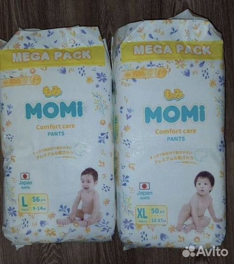 Подгузники трусики Momi L, XL