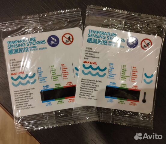 Наклейка термометр на детскую ванночку