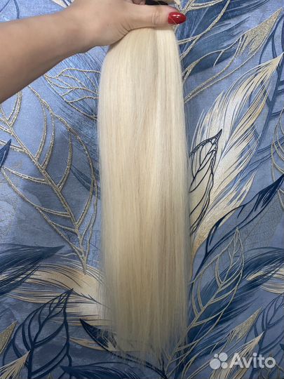 Волос для наращивания блонд