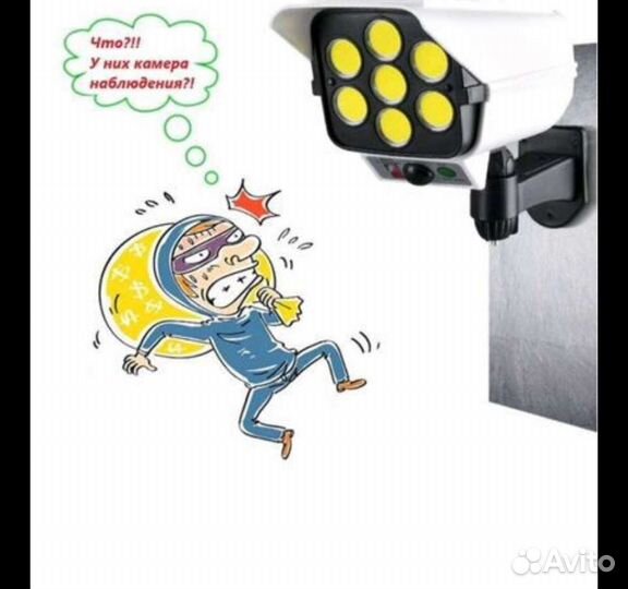 Светодиодный светильник, прожектор, муляж камеры