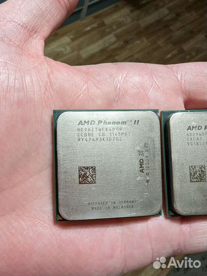 Процы AM3/AM3+ 4 ядра Phenom 965 и 960T