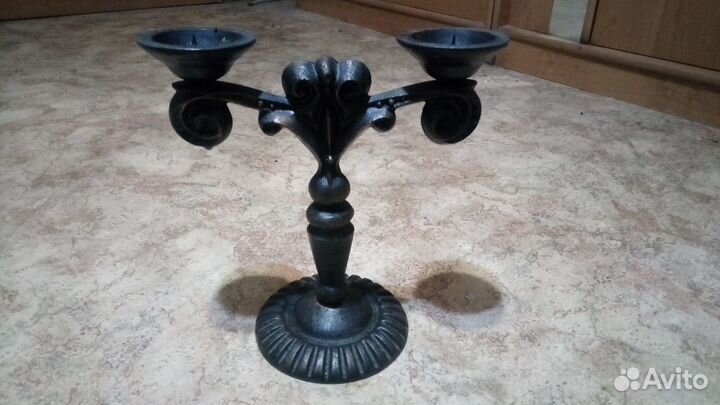 Подсвечник силумин СССР