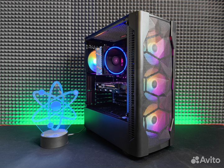 Новый пк Ryzen 5 5500 16gb 500gb ssd RTX 4060