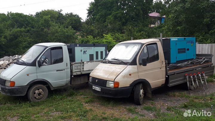 Компрессор, отбойные молотки