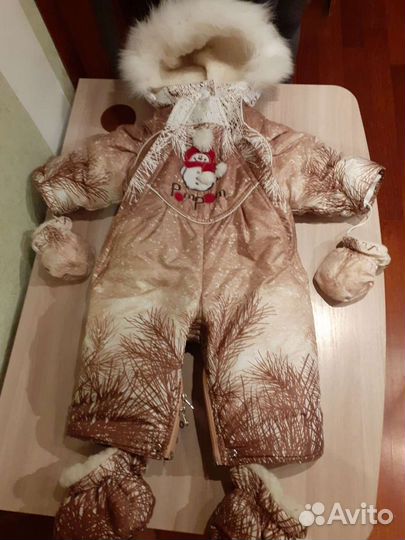 Зимний комбинезон на овчине