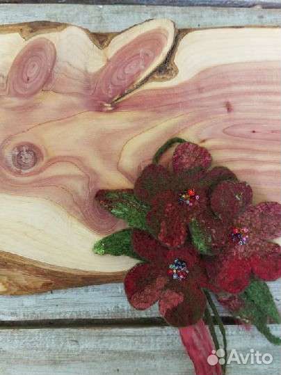 Слэб дерева и спилы. Набор из 4 спилов