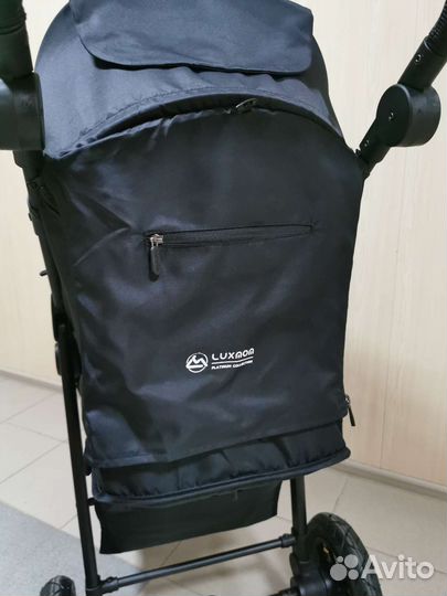 Коляска Luxmom V1 новая с резиновыми колёсами