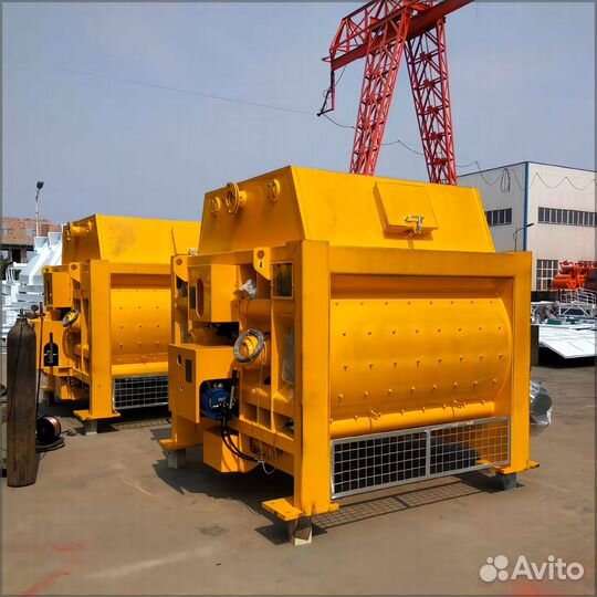 Двухвальный бетоносмеситель MAO 3000/2000 без скип