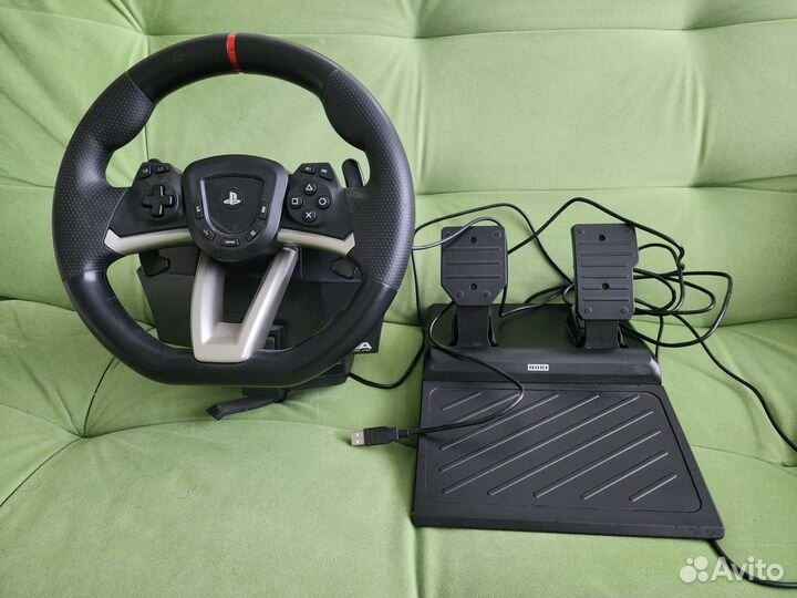 Обновленный Hori Racing Wheel Apex черный PS4 PS5