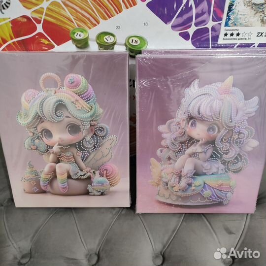 Новая алмазная мозаика на подрамнике