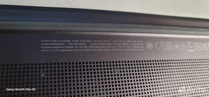 Клавиатура для ноутбука hp envy x360