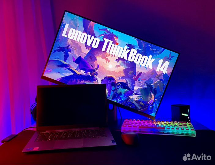 Новый 2K ноутбук Lenovo Thinkbook 14 G2 i5 / AMD