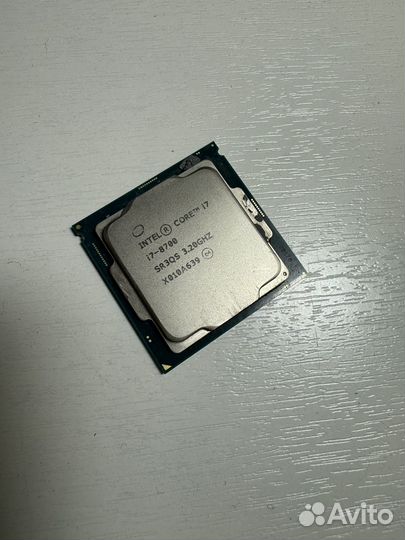 Процессор Intel Core I7 8700
