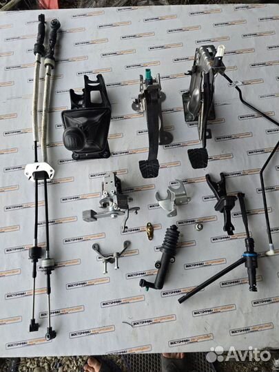 Комплект переделки с робота на механику лада веста