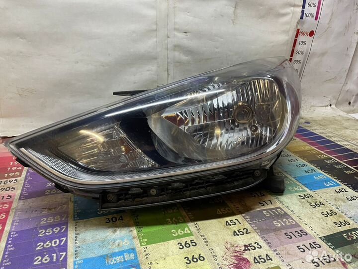 Фара левая hyundai solaris 2