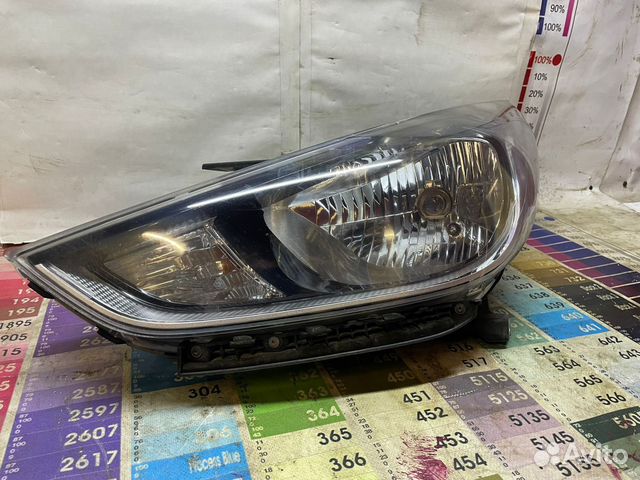 Фара левая hyundai solaris 2
