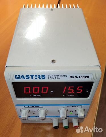 Лабораторный блок питания 15В - 2А (линейный)