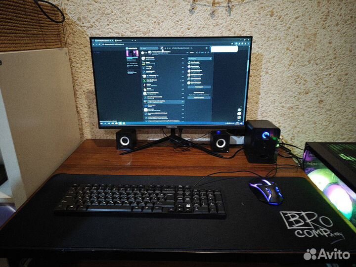 Игровой пк с монитором
