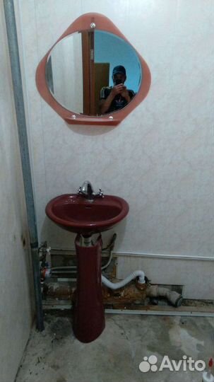 Раковина с подставкой для ванной бу