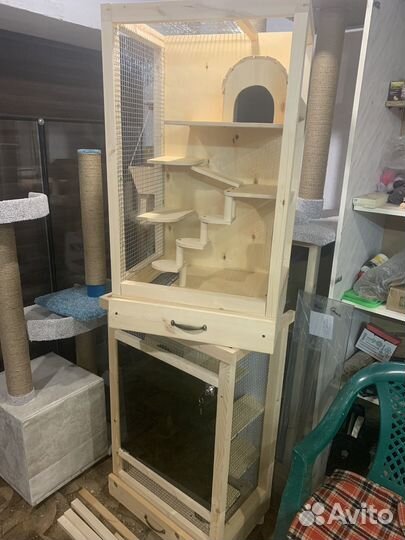 Клетка новая 1м15/70/40