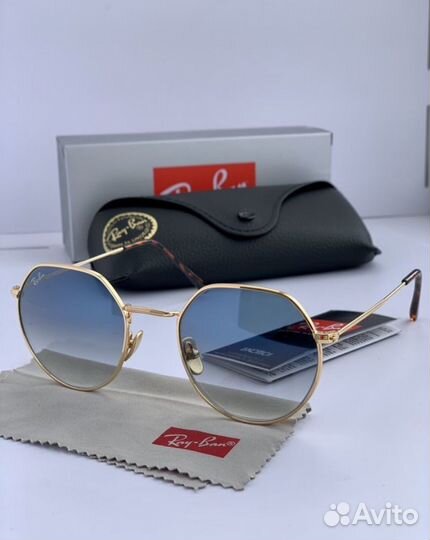 Очки ray ban Jack голубые