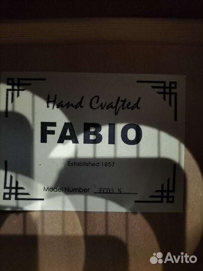 Классическая гитара Fabio