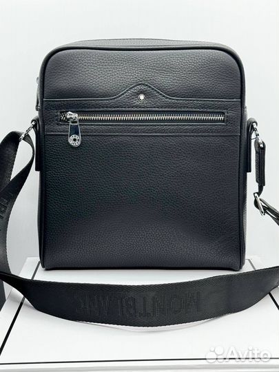 Montblanc мужская сумка кожа