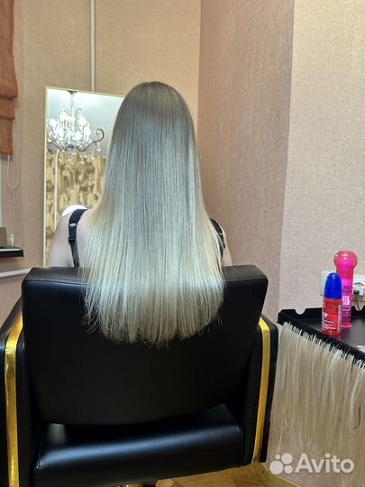 Наращивание волос модель