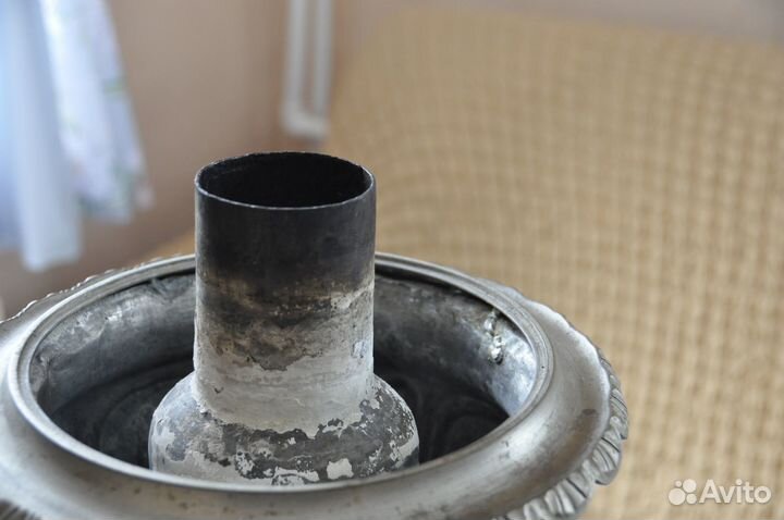 Самовар на дровах медный