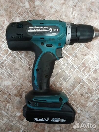 Шуруповерт makita 18v бу