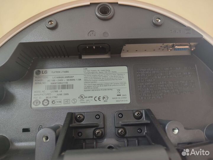 Монитор lg flatron l1740bq