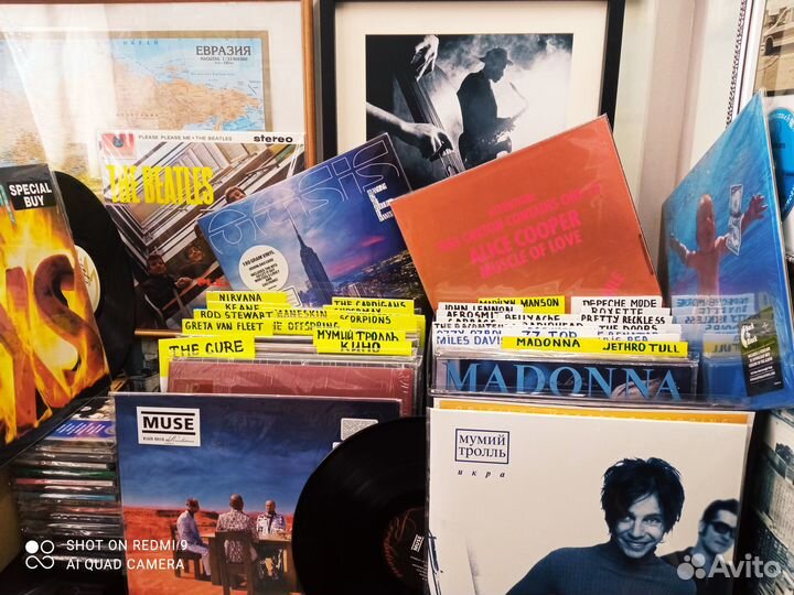 Виниловые пластинки винтаж новодел современные