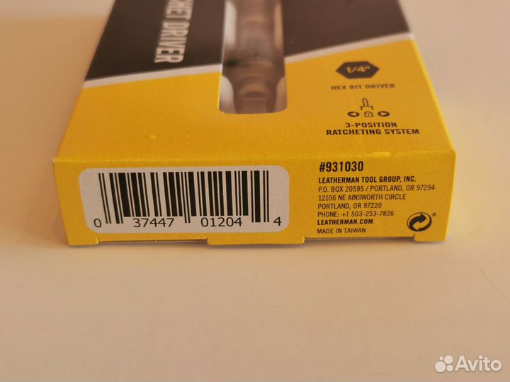 Leatherman ratchet driver Новый