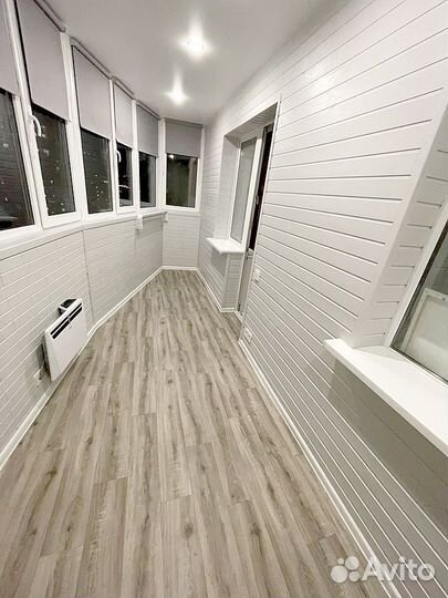 Отделка и остекление балконов в рассрочку