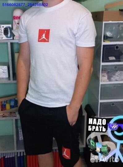 Спортивный костюм футболка + шорты (Арт.24401)