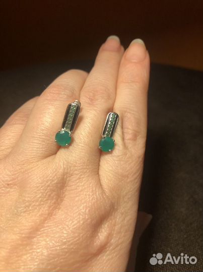 Серебряные серьги