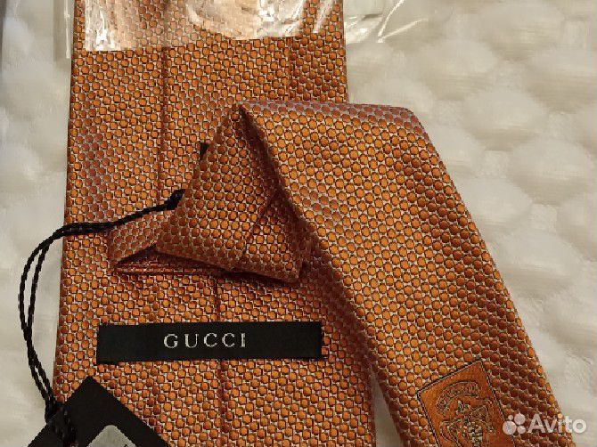 Галстук Gucci шёлк оригинал новый