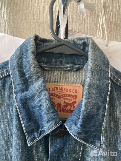 Джинсовая куртка levis (м) оригинал с биркой США