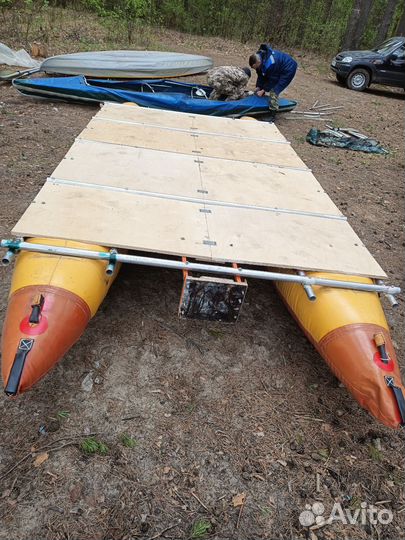 Прокат катамарана 6 местного с палубой