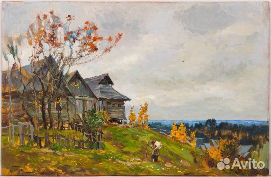 Картина Гужавин Михаил Шум осеннего ветра. 1930