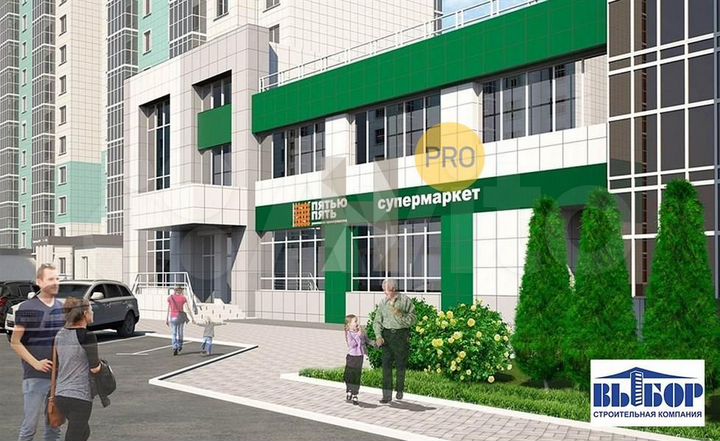 1-к. квартира, 37,8 м², 4/17 эт.