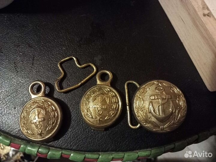 Комплект атрибутики на ремень вмф СССР