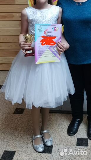 Детское нарядное платье
